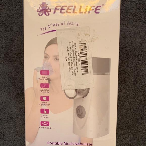 FEELLiFE Air Pro II Portable Mesh Nebulizer – NEW– Handheld Ultrasonic Inhaler - Picture 4 of 5